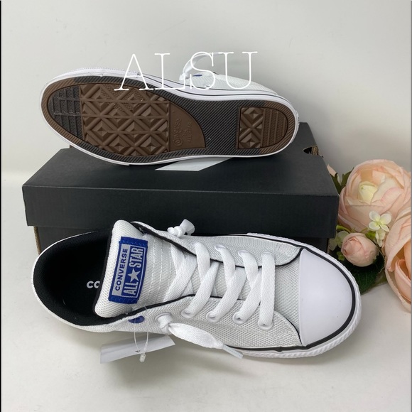 Converse Ctas Canvas Low Top Street Slip White k/W - Picture 5 of 8